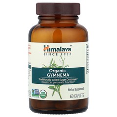 2 X Himalaya, Organic Gymnema, 60 Caplets