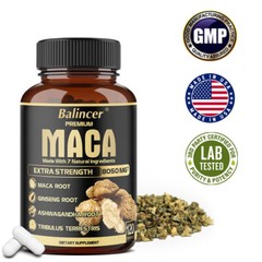 Maca Root 6000 Mg – 120 Capsules – Powerful Sexual Health, Performance Booster
