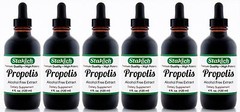 6 JARS of 4oz Propolis Extract Alcohol Free Tincture Pure 100% Natural SALE