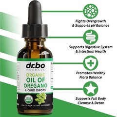 LUXRY NEW Oregano Oil Organic Liquid Drops – 6 Month Supply Organic Oil