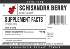 Schizandra Berry 10:1 Extract Powder PURE Schisandra Chinesis Schisandrins Detox