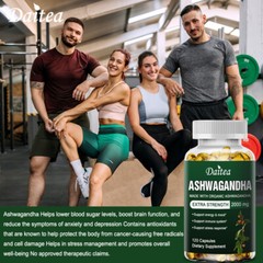 Ashwagandha Caps 2000mg-Supports Energy, Reduces Anxiety, Relaxation,Supplement