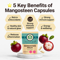 Mangosteen Fruit Capsules 550mg, (1%Alpha-Mangostin)Weight Control-180 Capsule