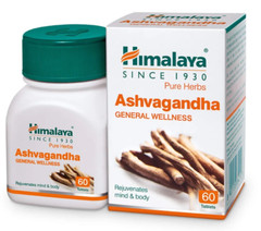 2X Himalaya Ashwagandha Ashvagandha General Wellness 2*60 = 120 TABS