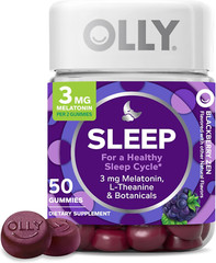 Sleep Gummy, 3 Mg Melatonin, L-Theanine, Chamomile, Lemon Balm, Sleep Aid, Bl…