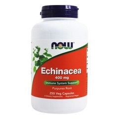 NOW Foods Echinacea (Purpurea Root) 400 mg., 250 Capsules