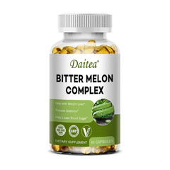 Natural Bitter Melon Extract Capsules Help Lower Blood Sugar, Prevent Heatstroke