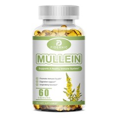 Mullein Leaf 1500mg 60 Capsules Respiratory Wellness Supplement