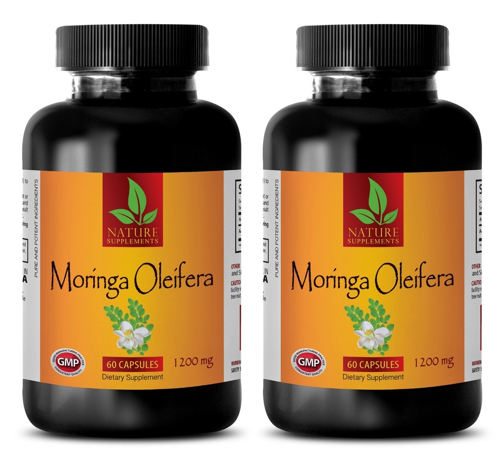 Moringa Oleifera Leaf Powder – 1200mg – Appetite Suppressant – 120 Capsules 2 B