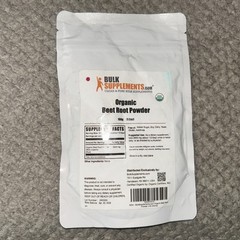 BulkSupplements Organic Beet Root Powder 3.5oz (100g) 29 Servings