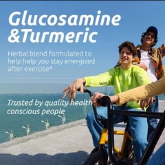 HiPlus Glucosamine Turmeric MSM 3 Pack 3 Month Supply For Bone +Joint Pain