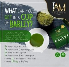 I Am Worldwide Amazing Pure Organic Barley For 1 Box Or 10 Sachet Free Shipping