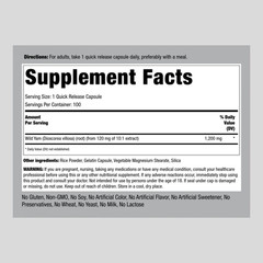 Wild Yam Root | 1200 mg | 100 Capsules | Non-GMO Supplement | by Piping Rock