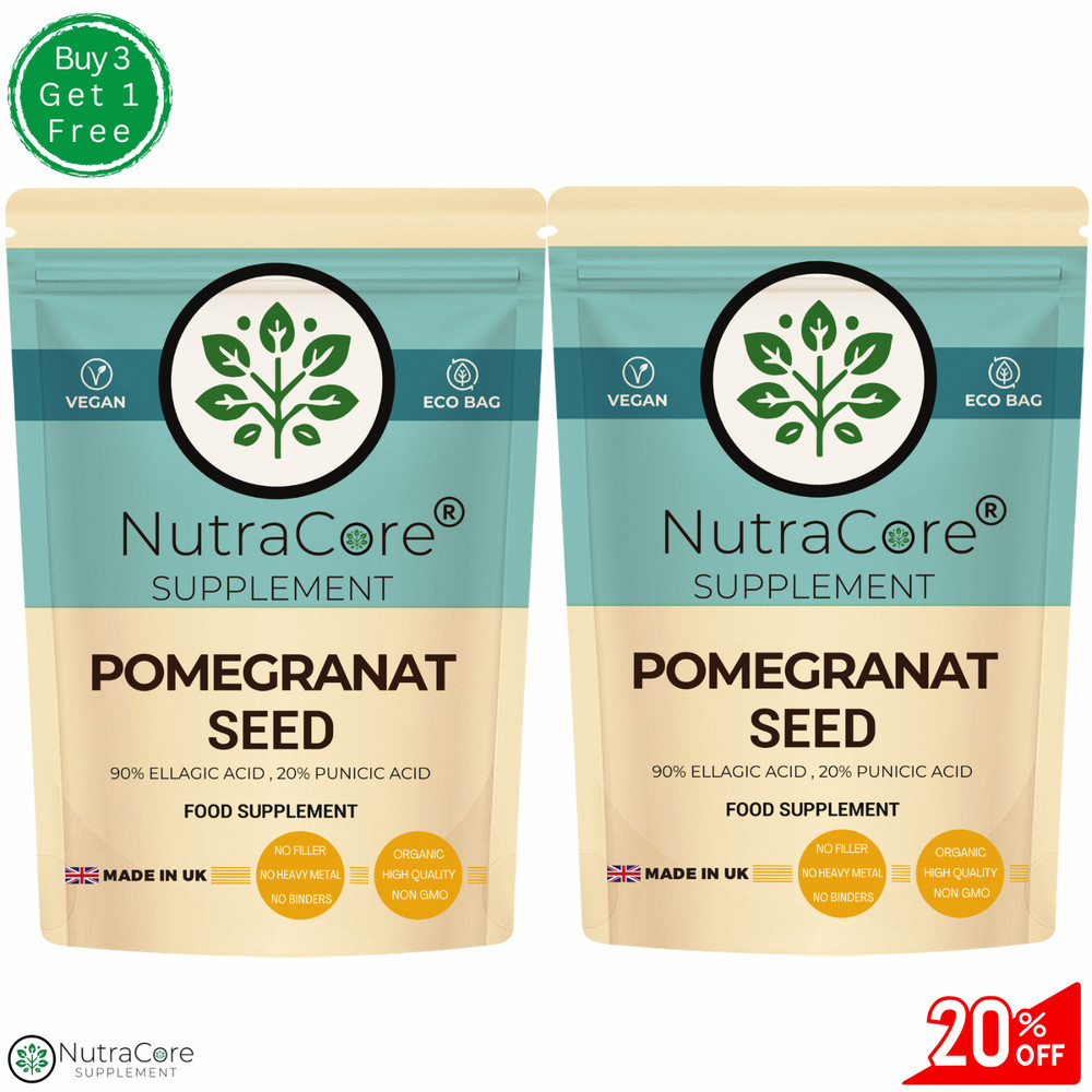 Pomegranate Seed Extract Caps 6000mg(90% ELLAGIC ACID &20% PUNICIC acid)-180Caps