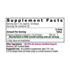Cayenne Capsicum Tincture 1 FL Oz By Nature’s Answer