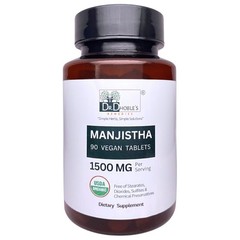 Manjistha Tablets • Organic Manjistha Powder • Capsules Alternative •90 Ct