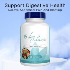 Advanced Gut and Colon Support 15 Day Cleanse Detox 30 Capsules 300 Mg