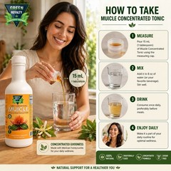 Muicle Concentrated Tonic 22 oz (650 mL) Mexican Honeysuckle Liquid Supplement