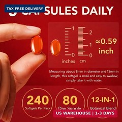Cayenne Pepper Capsules with Turmeric & Beetroot Vitamin D3 K2 240 Softgels