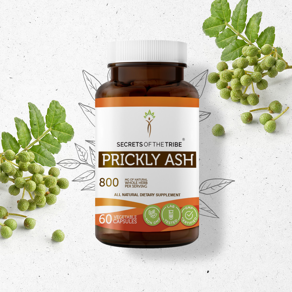 Secrets Of The Tribe Prickly Ash Capsules, 400 mg