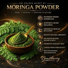 Elite Premium Moringa Powder – 100% Natural Wellness Blend
