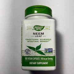 Nature’s Way Neem Leaf Traditional Ayurvedic Intestinal Remedy* 100 caps 950 mg