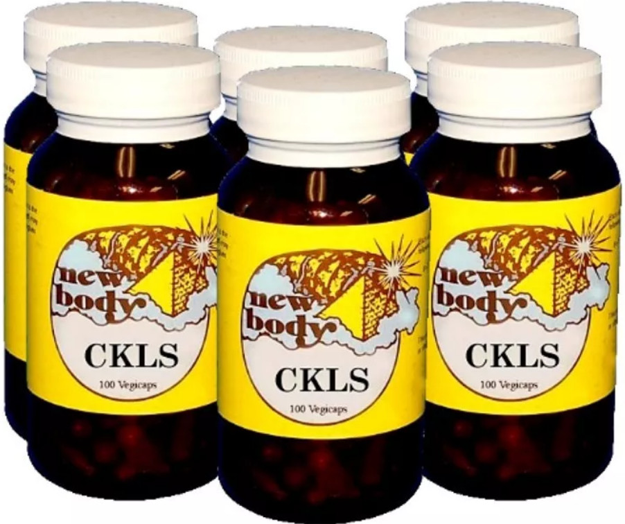 CKLS COLON CLEANSER Six Pack (6 bottles) NEW BODY PRODUCTS 100 Vegicaps