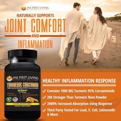 Liver Function Health Supplements Turmeric 1000 Mg Immune System Support Joint