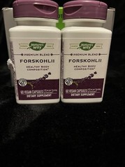 2x Nature’s Way Forskohlii – Healthy Body ,60 Vegan Capsules Exp:05/2025