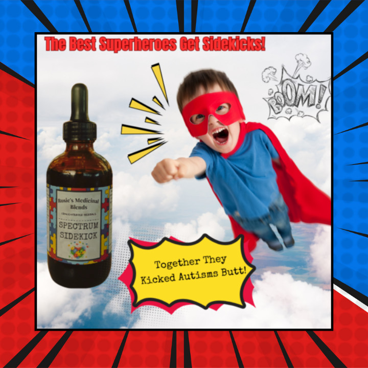 Spectrum Sidekick | Autism | Aspergers | ASD | Organic Herbal Extract Glycerite