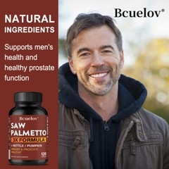 Saw Palmetto 3x Formula Capsules,Balance Urinary & Prostate Function Health