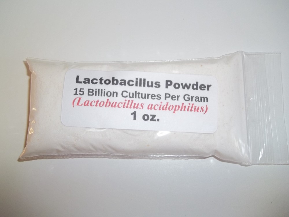 1 oz. Lactobacillus Acidophilus Probiotic Powder 15 Billion Cultures Per Gram