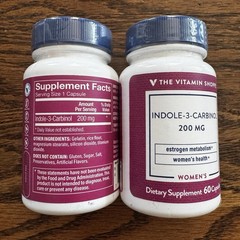 The Vitamin Shoppe Indole-3-Carbinol 200 mg Women’s Health 120 Caps Bb 2026 Set