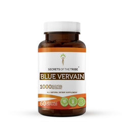 Secrets Of The Tribe Blue Vervain Capsules, 500 mg