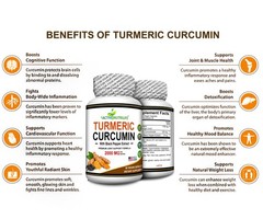 Turmeric Curcumin Highest Potency 95% 1950mg with BioPerine Black Pepper Extract