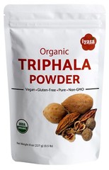 Organic Triphala Powder Trifala Body Detox 4,8,16 oz Amla Haritaki Bibhitaki