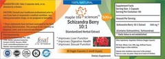 Schizandra Berry 10:1 Extract Powder Schisandrins Schisandra Chinesis Detox