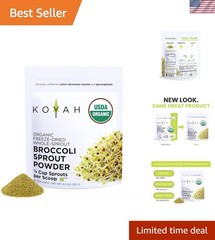 Broccoli Sprout Powder – 36 Servings, Active Myrosinase & Gluten-Free