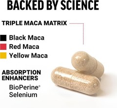 “Force Factor Maca Max, Maca Root Capsules to Maximize Vitality & -⭐️⭐️⭐️⭐ “