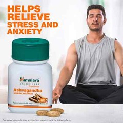 2X Himalaya Ashwagandha Ashvagandha General Wellness 2*60 = 120 TABS