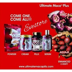 4pcs. Ultimate Maca natural sexy curves, cream, oil, powder & 120/cupcaps.