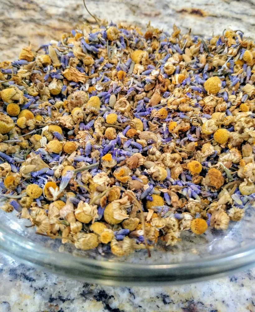 Lavender and Chamomile Tea Organic Loose Leaf Herbal Blend 1 oz. (28g)