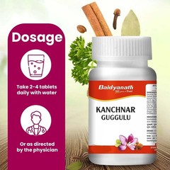 Baidyanath Kanchnar Guggulu Hormonal Balance Joint Pain Relief 160 Tabs