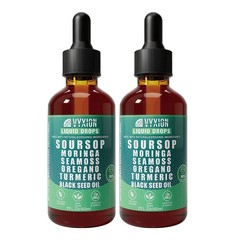 2 PACKS-VYXION Soursop Bitters Liquid Drops – Immunity, Liver, Gut & Antioxidant