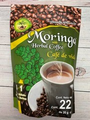 Moringa Herbal Coffee, Cafe Herbal Con Moringa~22 Sachets~440 g~instant Coffee