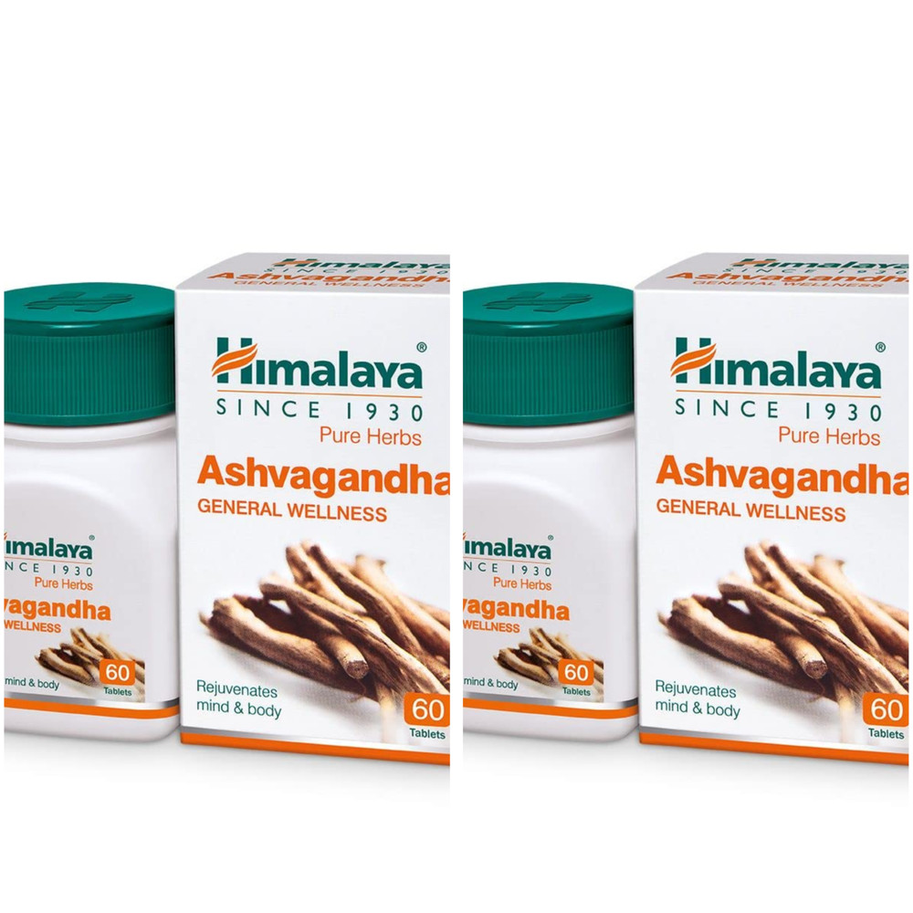 Himalaya Aswaghandha General Wellness Tablets for Men and Women (Pack of 2)