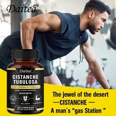 Organic Cistanche Tubulosa High Potency Support Muscle Mass 30/60/120 Capsules