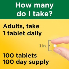 Nature Made Vitamin B1 100mg, Thiamine B1 Supplement for Energy Metabolism Suppo