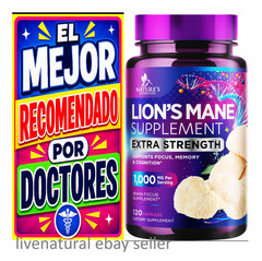 NEW Pastillas de melena de leon para la memoria claridad y fatiga mental