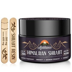 Pure Himalayan Shilajit Resin 600mg – Organic Ayurvedic Blend for Energy & Immun